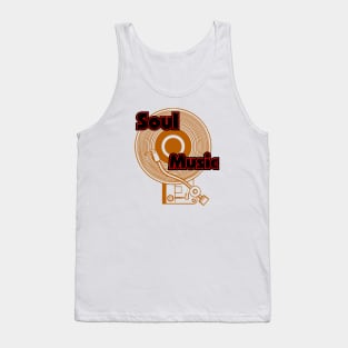 Soul Music, Vinyl & Turntable Junkie Tank Top